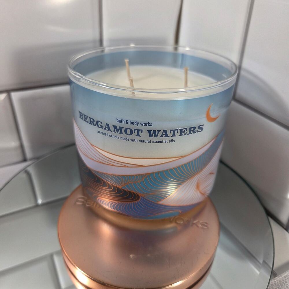 ✨️BERGAMOT WATERS B&BW 3 WICK CANDLE ✨️